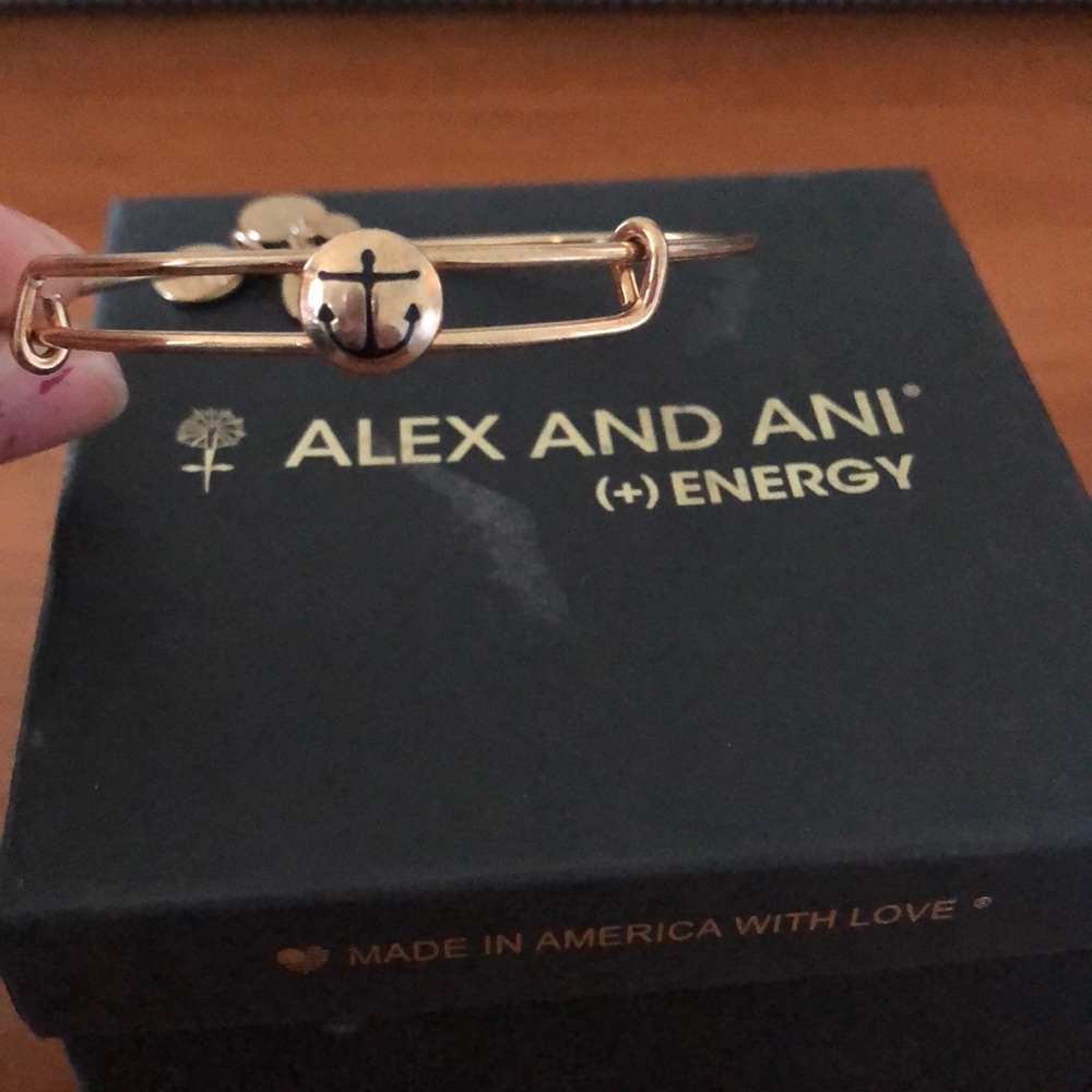 Alex and Ani Anchor Bracelet, excellent condition